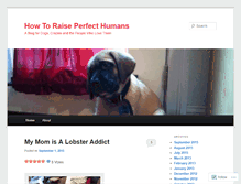 Tablet Screenshot of how2raiseperfecthumans.com
